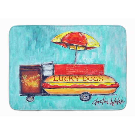 Carolines Treasures Lucky Dog For Me Machine Washable Memory Foam Mat MW1279RUG